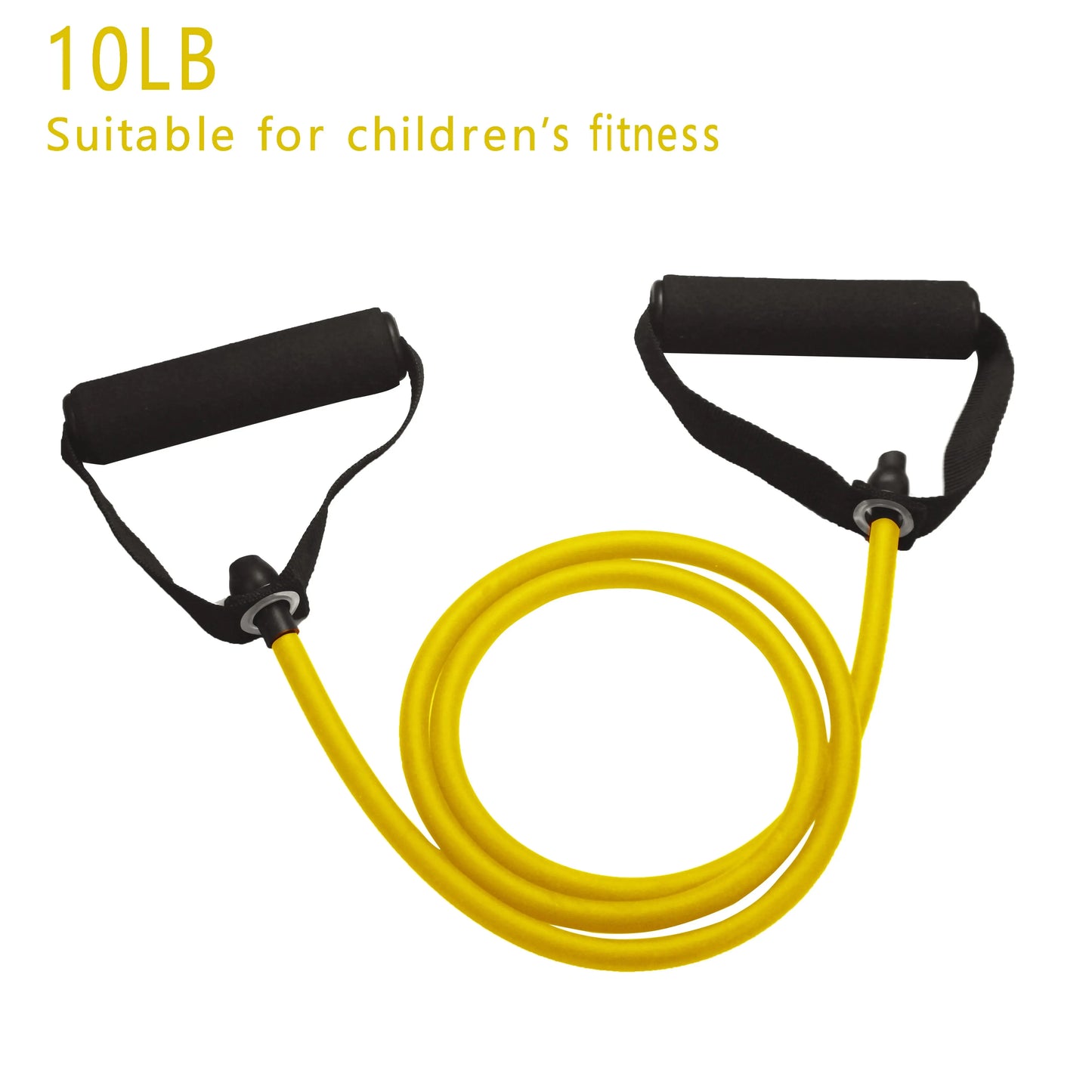 Resistance Bands mit Griffen – Widerstandsbänder Set für Ganzkörper Krafttraining | Unisex