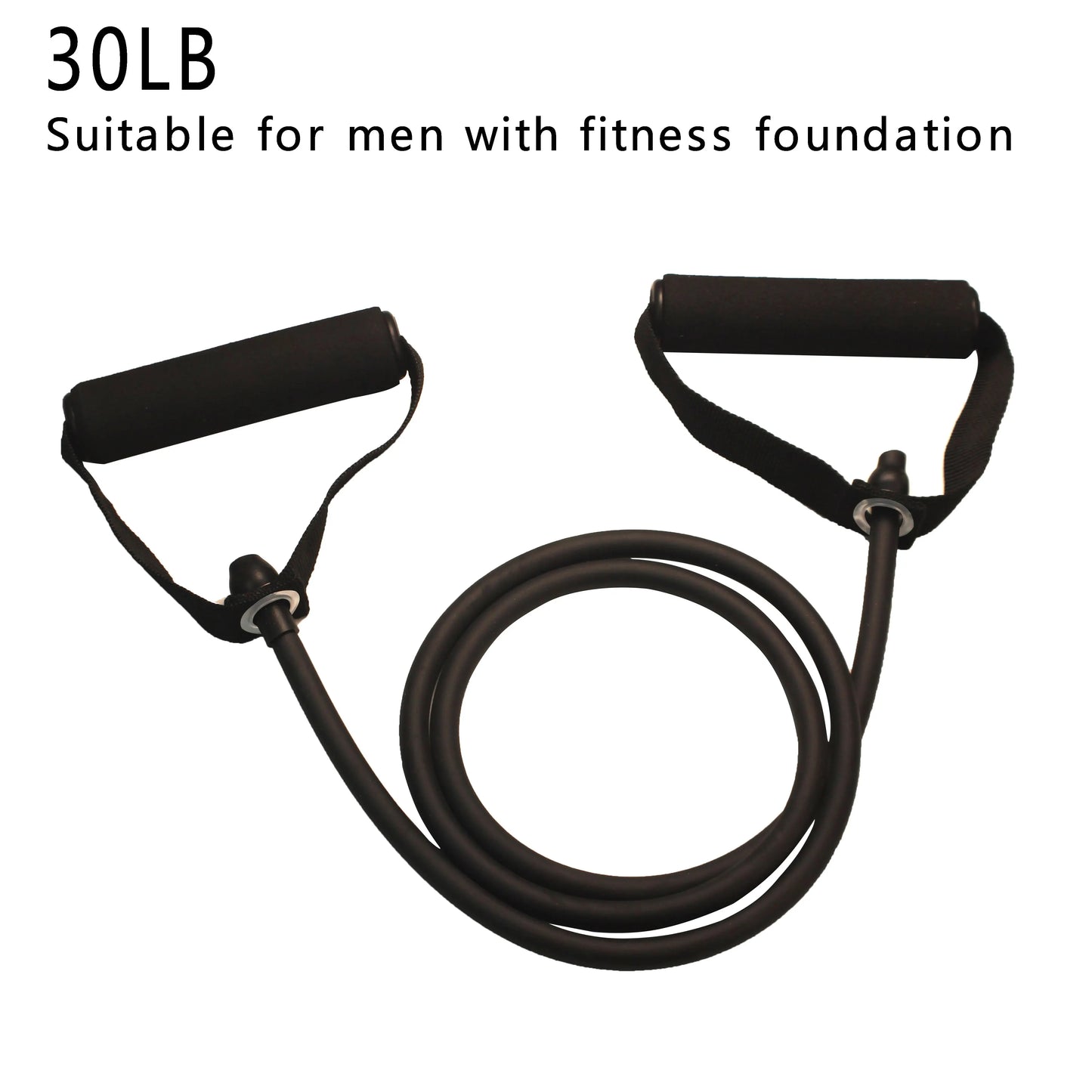 Resistance Bands mit Griffen – Widerstandsbänder Set für Ganzkörper Krafttraining | Unisex