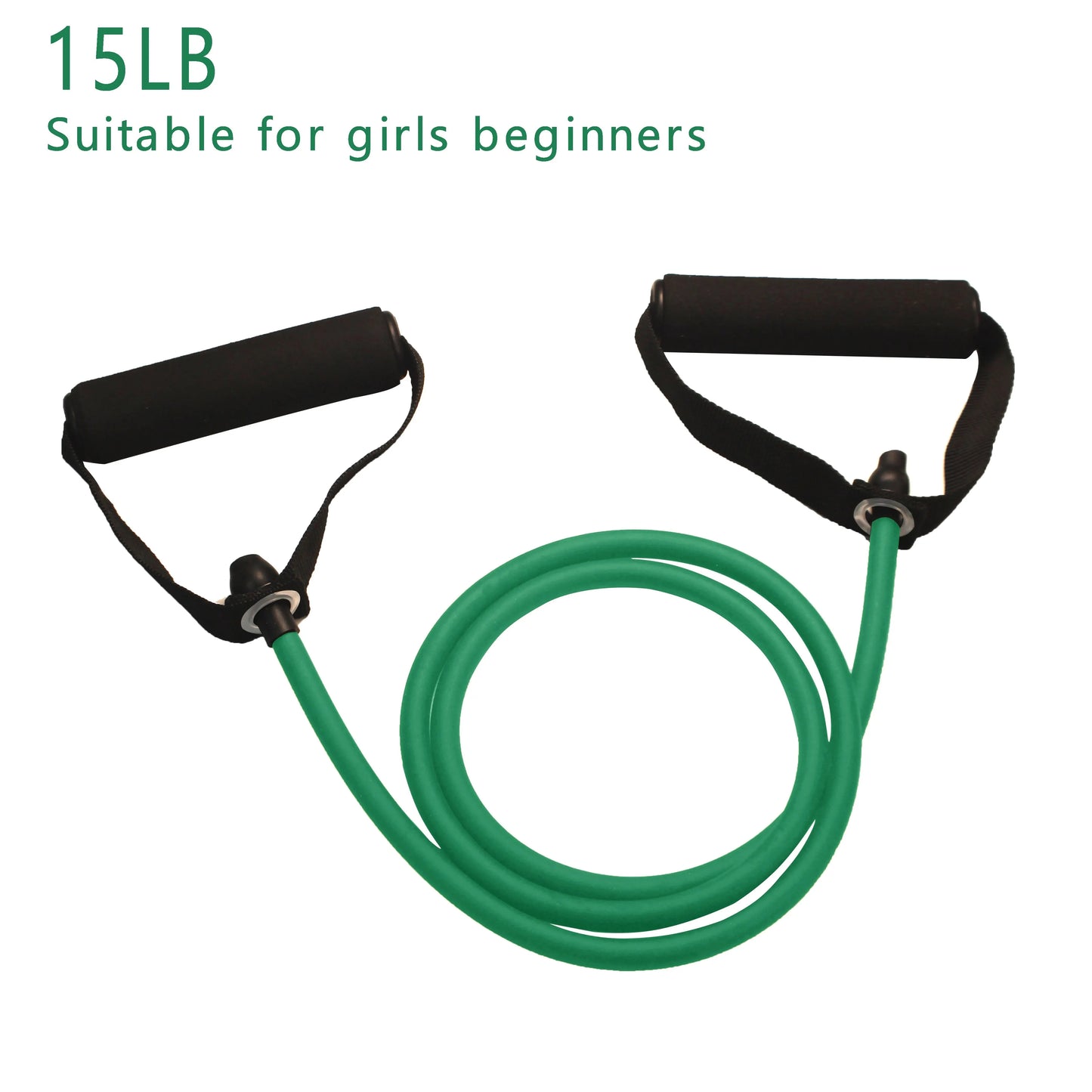 Resistance Bands mit Griffen – Widerstandsbänder Set für Ganzkörper Krafttraining | Unisex
