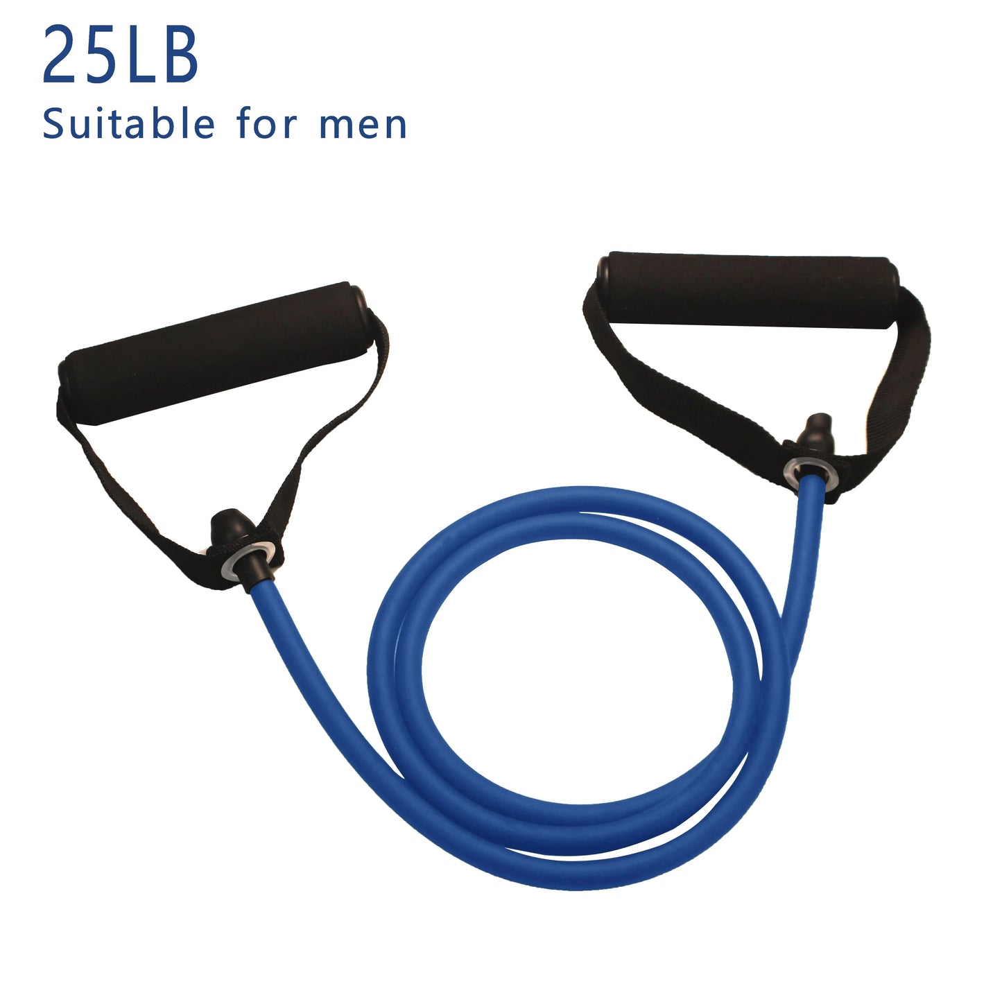 Resistance Bands mit Griffen – Widerstandsbänder Set für Ganzkörper Krafttraining | Unisex